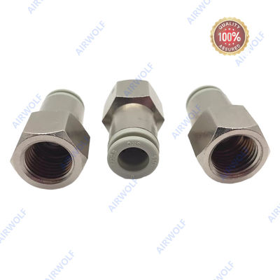 Female Threaded SMC Nickel Plated Brass POM One-touch Straight Fittings KQ2F06-M5A KQ2F08-01A KQ2F10-01A KQ2F12-02A KQ2F08-01N KQ2F08-02N KQ2F10-01N KQ2F10-02N