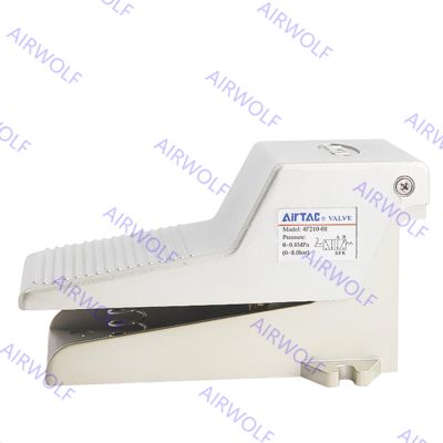 4F210-08, 4F210-08L, 4F210-08F, 4F210-08LF AIRTAC 4F Series 5/2 way Foot Pedal Valve1/4"