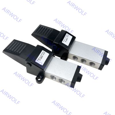 K23R7-8, K25R7-8, K25R7-15 3/2 way, 5/2 way Aluminum Alloy Foot Valve 1/4", 1/2"