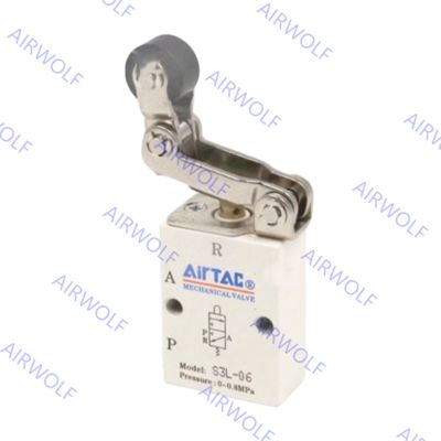 S3L-M5, S3L-06, S3L-08 AIRTAC 3/2 way  S3 Series Control Valve M5 1/8" 1/4"