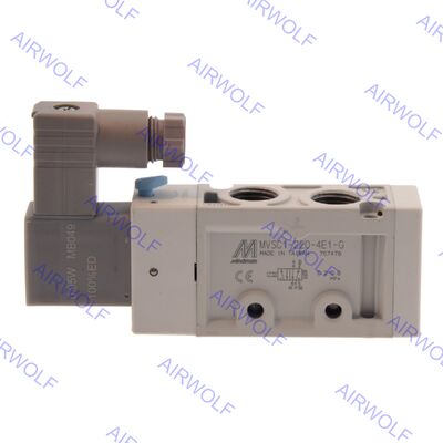 Mindman MVSC1-220-4E1 MVSC1-220-4E2 MVSC1-220-4E2C, P, R 5/3 way  5/2 way Solenoid Valve 1/8", 1/4"