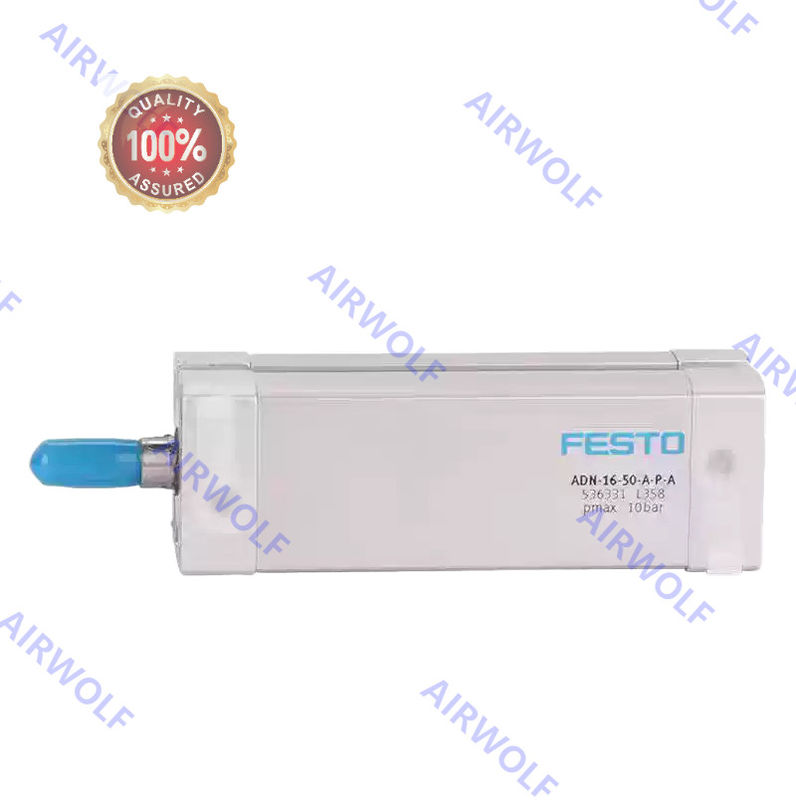 ISO21287 FESTO Compact Cylinder ADN AEN Aluminum 1-10 Bar PU NBR Seals 536243  ADN-20-10-I-P-A