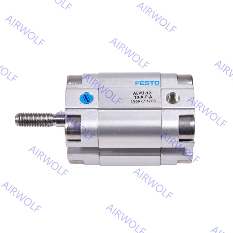 Festo AEVU-12-5-P-A AEVU-12-10-P-A AEVU-12-5-A-P-A AEVU-12-10-A-P-A Single-Acting Compact Cylinder