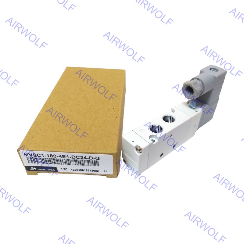 Mindman MVSC1-180-4E1 MVSC1-180-4E2 MVSC1-180-4E2C, P, R 5/3 way  5/2 way Solenoid Valve 1/8"