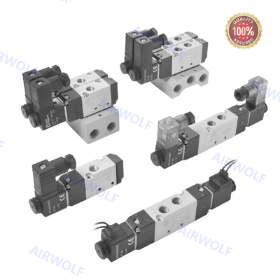 5/2 Δρόμου 3/2 Δρόμων Mindman Αλουμινίου DC24V AC220V Βαλβίδες Πιστονιού Spool MVSC-180-4E1 MVSC-180-4E2 MVSC-180-4E2-DC24-L