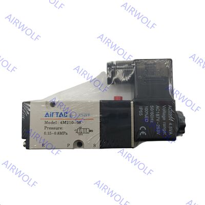 4V410-15, 4V420-15 AIRTAC 4V400 σειρά 5/2 οδός, 5/3 οδός Ηλεκτρική βαλβίδα σολενοειδούς 1/2 