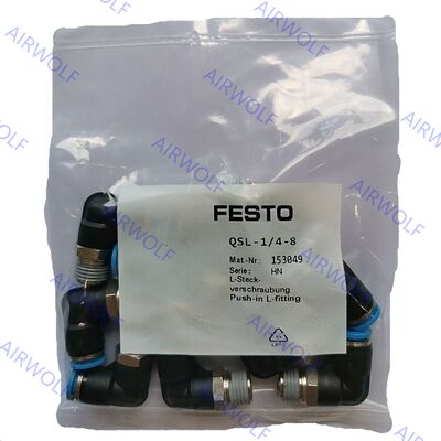 QSL-1/4-6 QSL-1/4-6-100 QSL-1/4-8 QSL-1/4-8-50 Festo QSL Σειρά Εγκατασκευή σε L